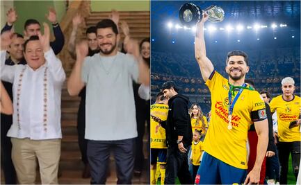 Henry Martín pone a bailar al Gobernador de Yucatán; hacen el "Baile del Tricampeón"