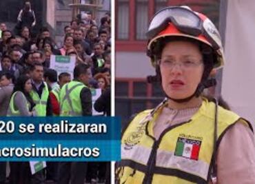 Suena la alerta sísmica por primer macrosimulacro de 2020