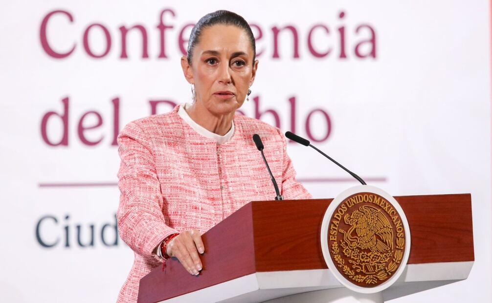 “No puede ser que un gasolinero le saque seis pesos a cada litro”: Claudia Sheinbaum anunció que se planteó un acuerdo voluntario con gasolineros para definir los precios de la gasolina. Foto: Axel Sánchez  /EL UNIVERSAL