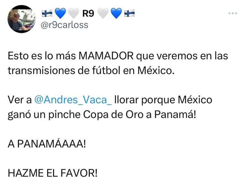 Tweets de Andrés Vaca