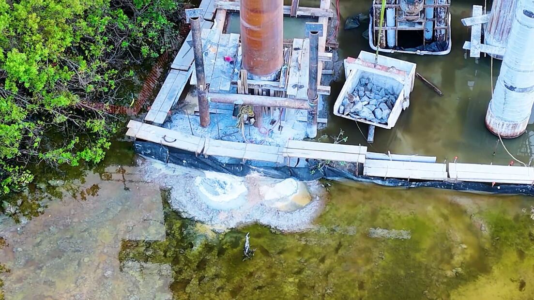 Activistas de Cenotes Urbanos hicieron la denuncia. (Foto: especial)