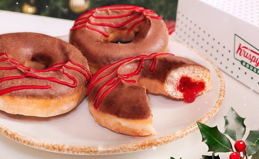 Postres Navideños. Foto: Krispy Kreme / Instagram