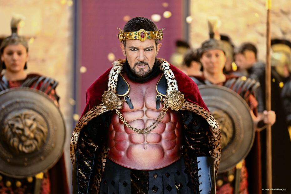 Antonio Banderas interpreta al rey Herodes. Foto: Sony Pictures