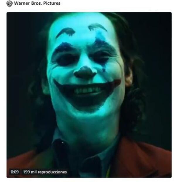Joaquin Phoenix se muestra maquillado como "Joker"