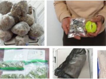 Detienen a dos mujeres que intentaban introducir droga al penal de Pachuca, Hidalgo