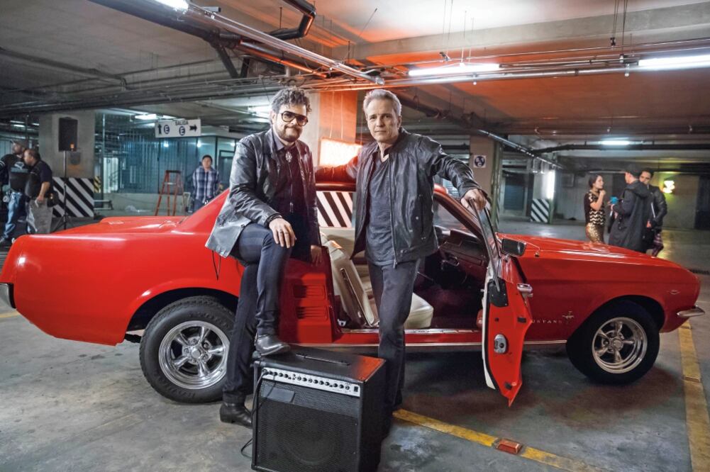 Syntek grabó el video de “El ataque de las chicas cocodrilo” con David Summers (GERMÁN ESPINOSA. EL UNIVERSAL)