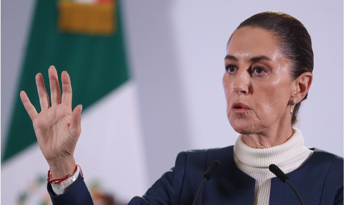 Conferencia mañanera de Claudia Sheinbaum del 20 de noviembre, desde Palacio Nacional. Foto: Diego Simón Sánchez|EL UNIVERSAL