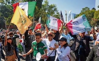 “Hay poquita gente porque también nos metieron miedo”, dicen asistentes a tercera marcha de la Generación Z