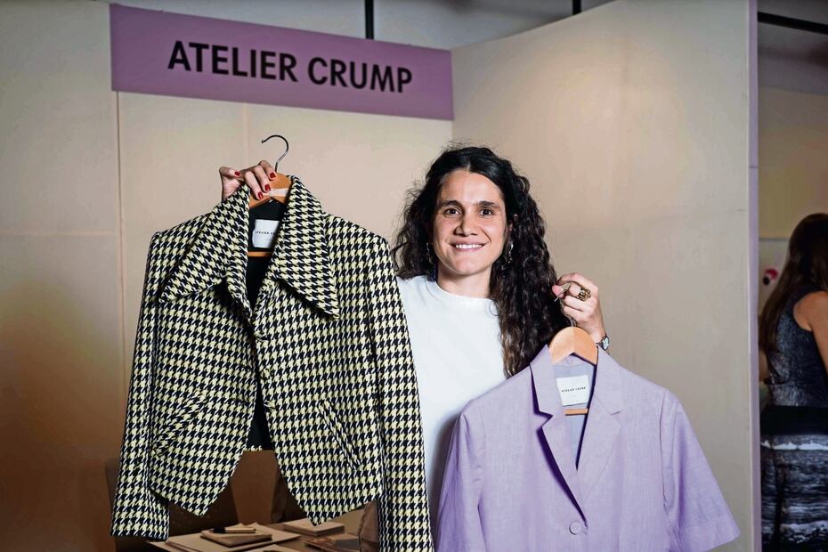 Diana Crump, diseñadora de Atelier Crump, busco visibilidad internacional en la Bogotá Fashion Week, donde negoció con un empresario de Aruba. Foto: Cámara de comercio de Bogotá