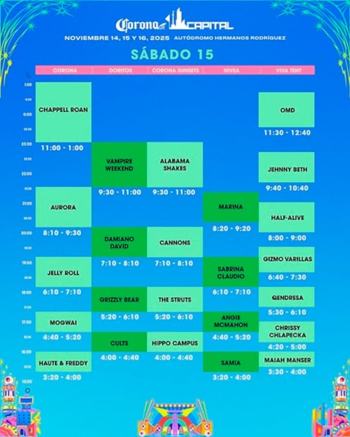 El sábado contará con el debut en México, como solista, de Damiano David. Foto: Redes sociales.