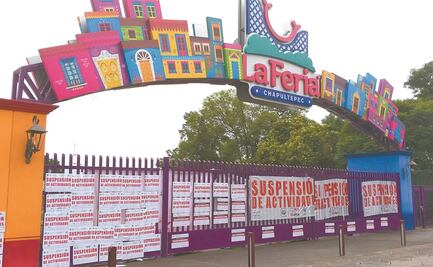 Estancado, caso de empleado de la Feria de Chapultepec