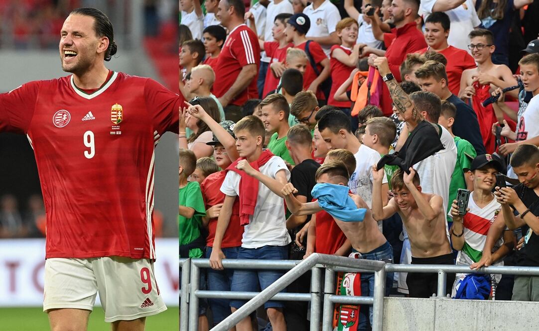 Hungría “incumple” castigo de la UEFA y juega con niños en la tribuna / FOTO: ESPECIAL