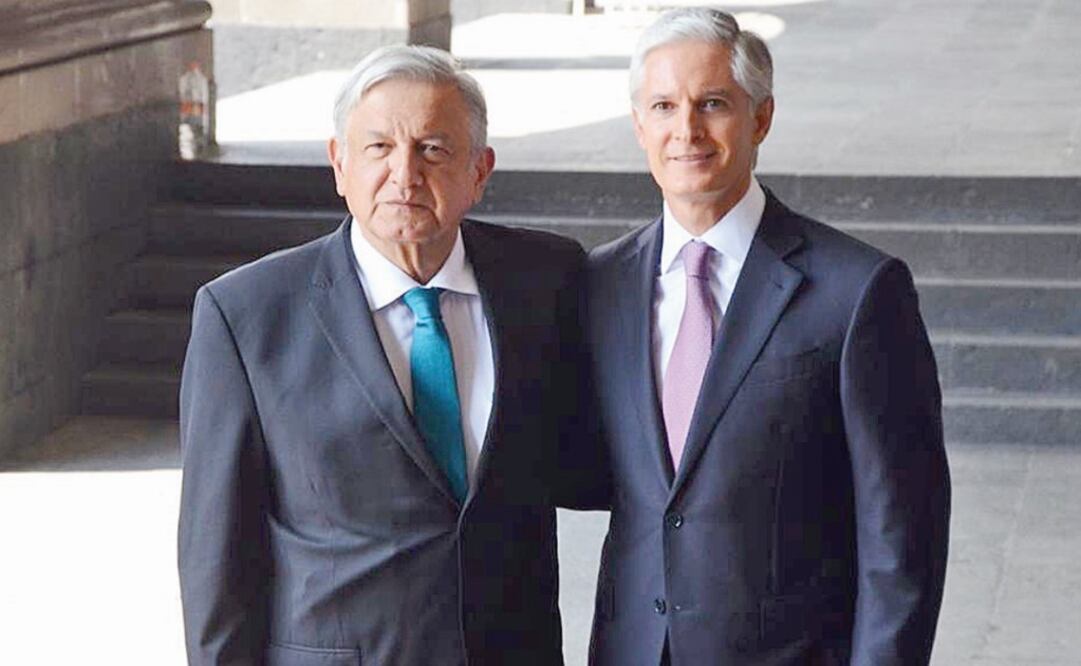 AMLO and Del Mazo- Photo: File Photo/EL GRÁFICO