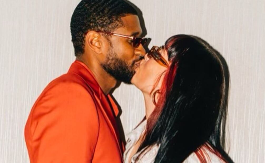 Usher y Jennifer Goicoechea. Foto: Instagram oficial.