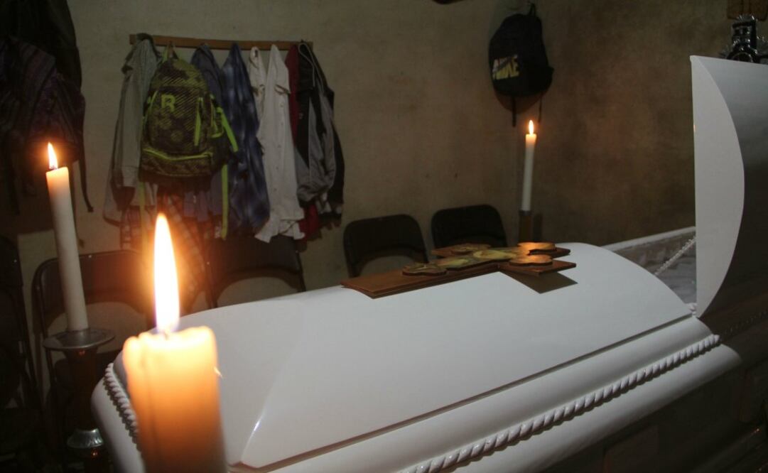 Velorio de Luis Gustavo Hernández Cuenete. Foto: Ubaldo Garibay Benitez