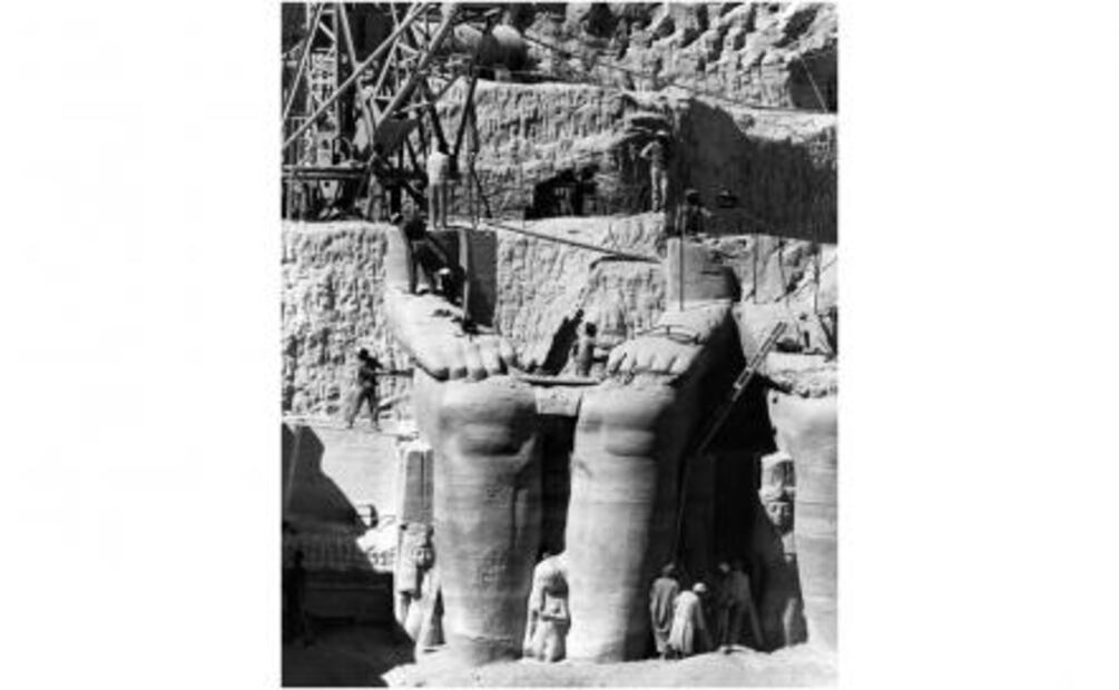 Templo de Abu Simbel, sitio emblemático del arte sagrado de Egipto 