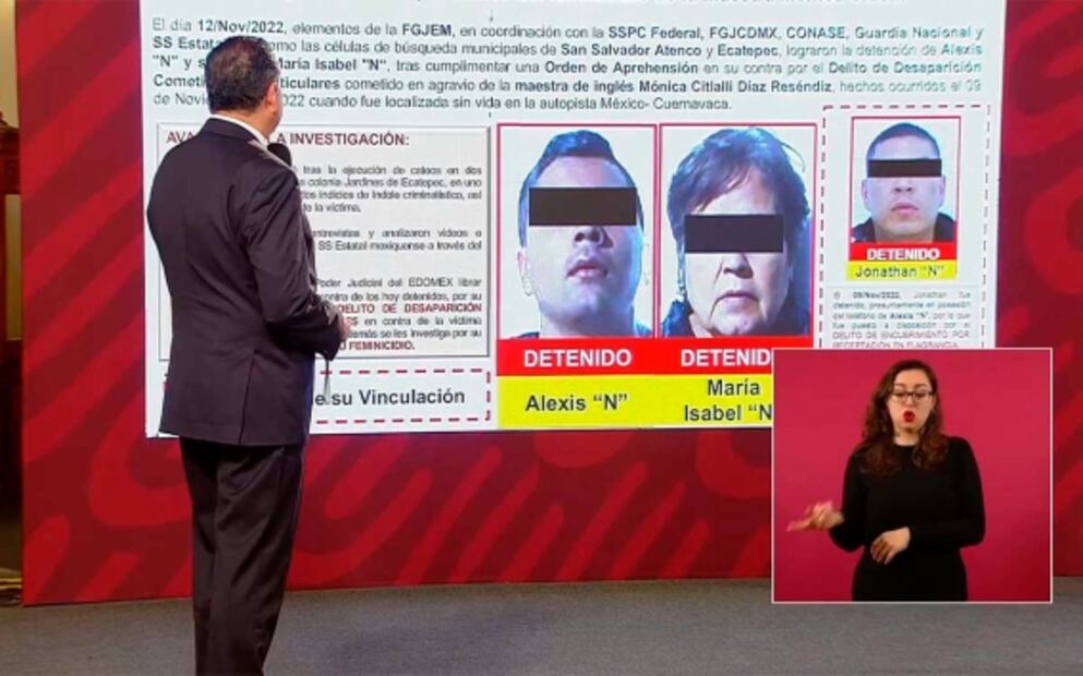 Vinculan a proceso a Alexis "N" y a su madre por desaparición de Mónica Citlalli Díaz