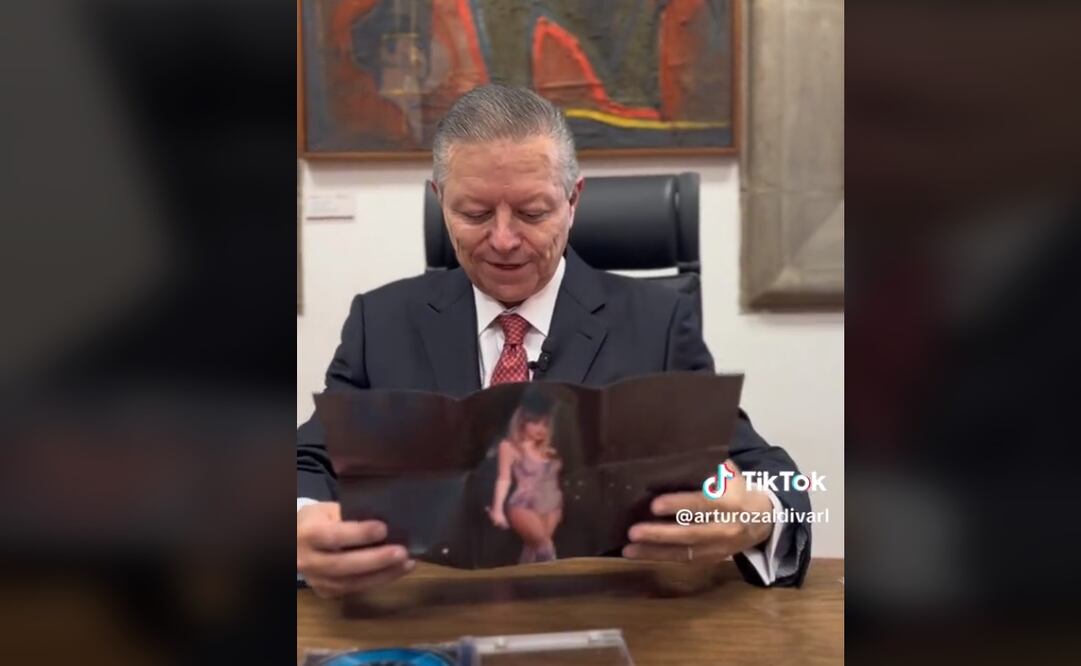 Arturo Zaldívar celebra los conciertos de Taylor Swift en México. Foto: Captura de pantalla