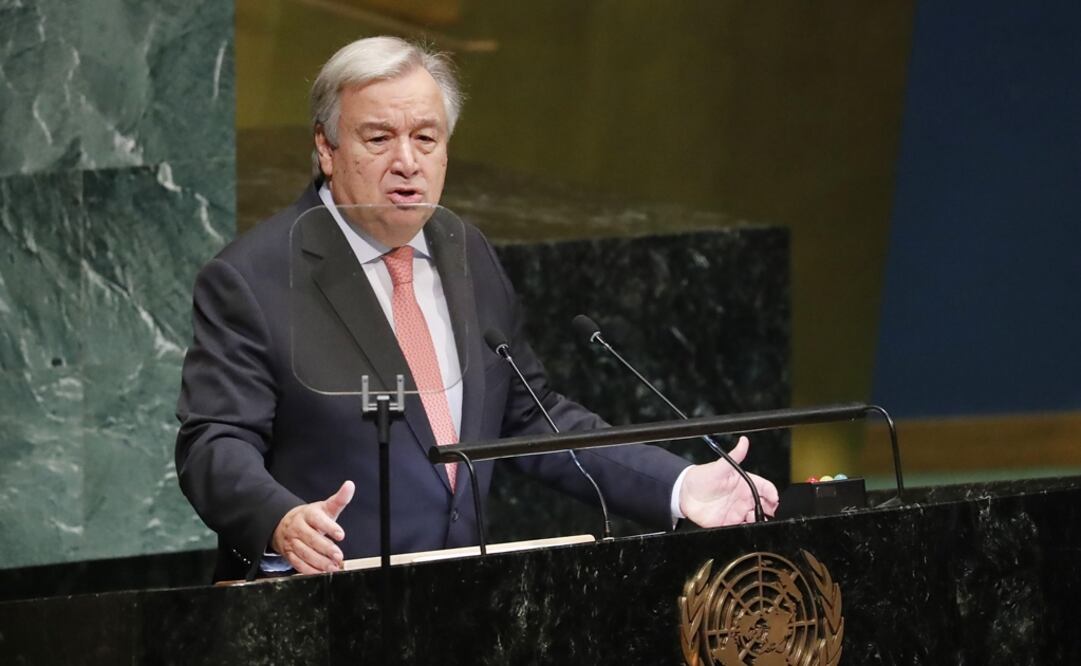 El secretario general de la ONU, António Guterres, en el 73 periodo de sesiones de la Asamblea General de Naciones Unidas (Foto: EFE)
