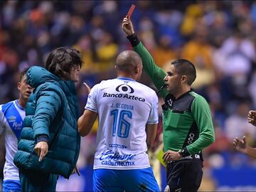 Santiago Solari recibe benévola sanción tras haber invadido la cancha para reclamar al árbitro
