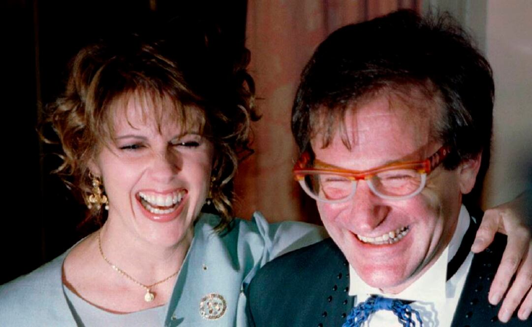 Pam Dawber y Robin Williams en los años 70. FOTO: Archivo