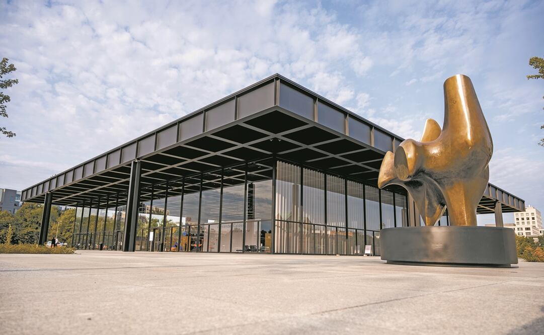 La galería tiene en su entrada una obra de Henry Moore. Foto: Christophe Gateau. AP