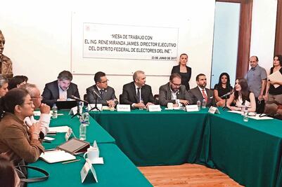 Asamblea plantea a INE cambios a distritación