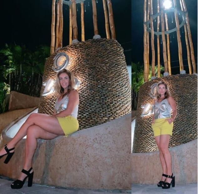 Rocío Sánchez Azuara luce sus piernas y posa con Roberto Palazuelos