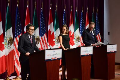 Confirman ronda intermedia de TLCAN en diciembre