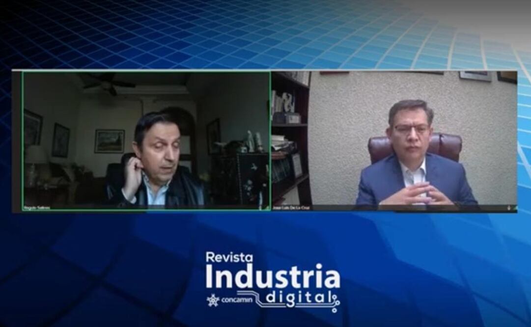 (Derecha) El presidente de la Comisión de Energía de la Confederación de Cámaras Industriales, Régulo Salinas, y (Izquierda) el presidente de la Comisión de Estudios Económicos también de la Concamin, José Luis de la Cruz (Foto: Especial)