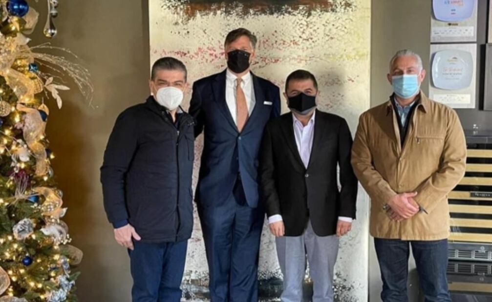 Gobernador de Coahuila se reúne con Christopher Landau, embajador de Estados Unidos