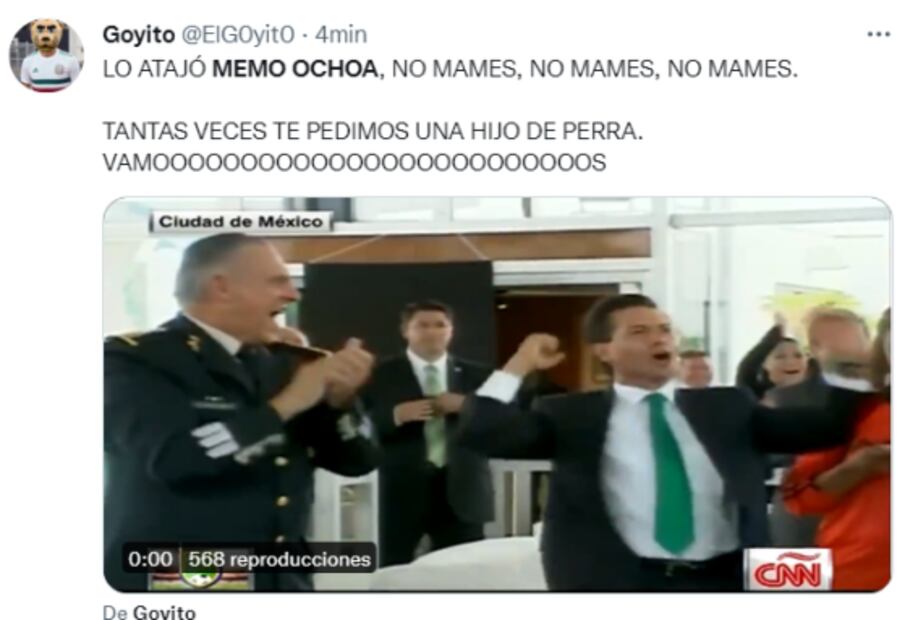 Qatar 2022: Memo Ochoa se roba los memes por atajar el penalti a Lewandowski