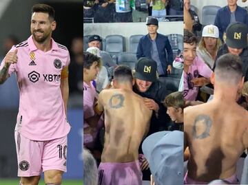 VIDEO: Messi se luce con detalle con el actor Owen Wilson tras vencer al LAFC