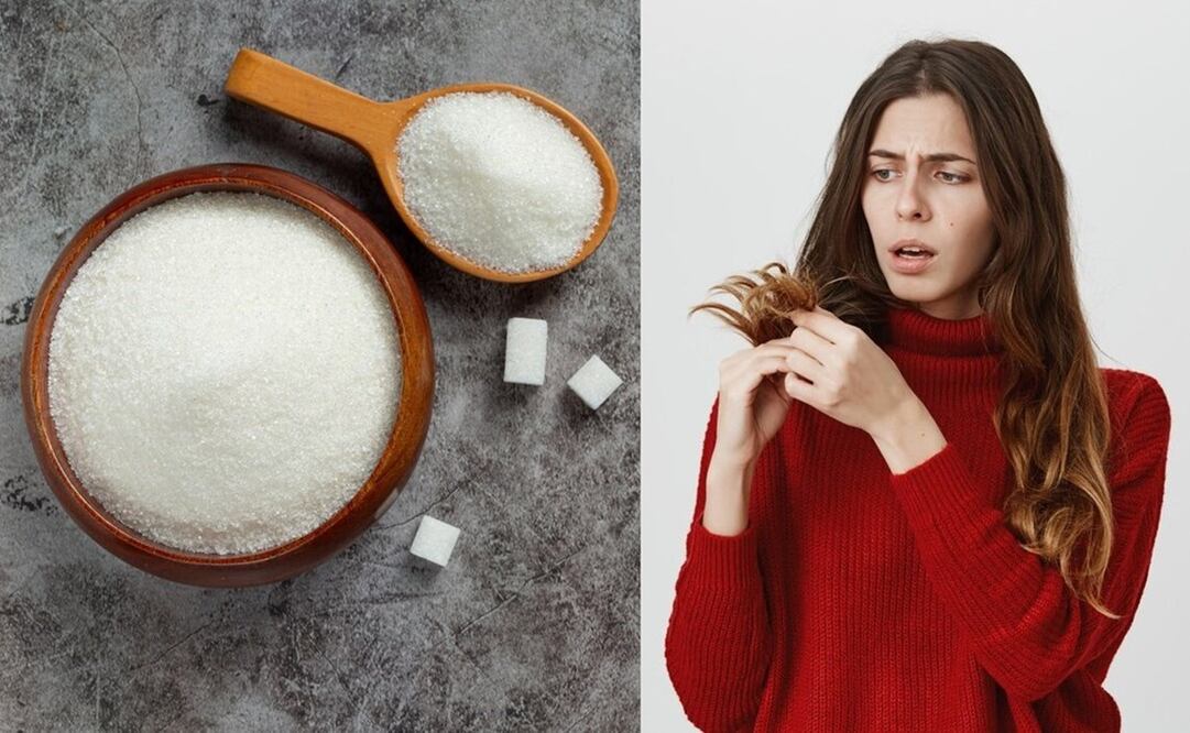 Azúcar para el cabello. Foto: Freepik