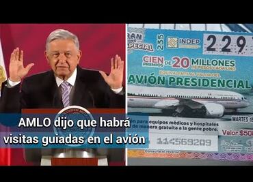 AMLO convoca a ciudadanos a comprar “cachitos” para rifa de avión presidencial
