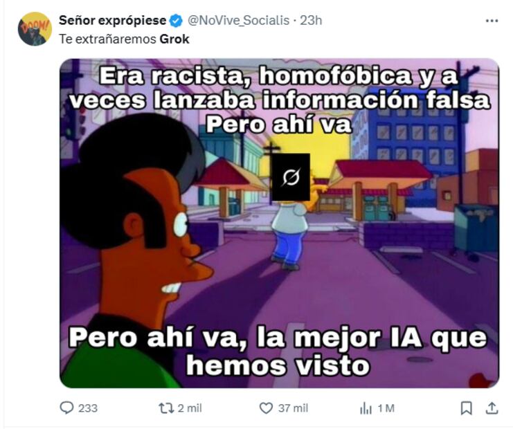 Usuarios de redes sociales compartieron sus mejores memes y reacciones. Foto: X Captura de pantalla