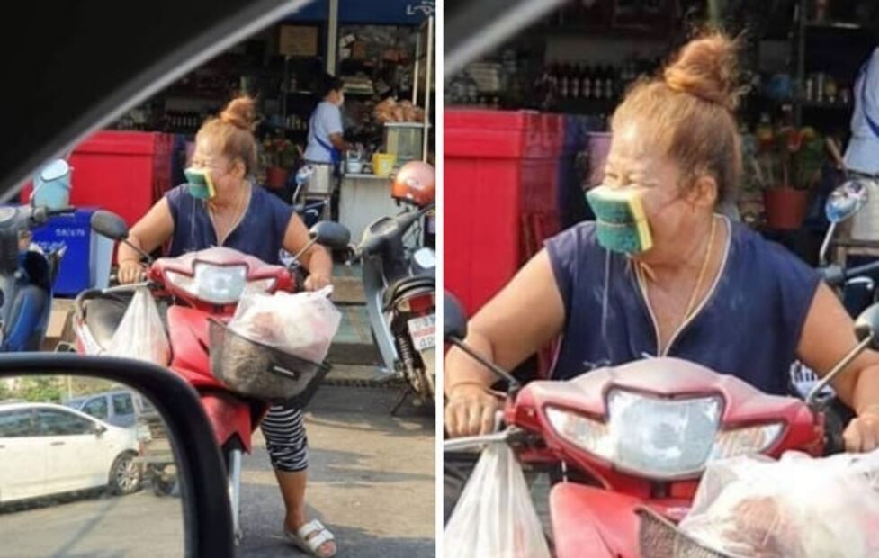 Con humor y estilo: Así se protege la gente del coronavirus