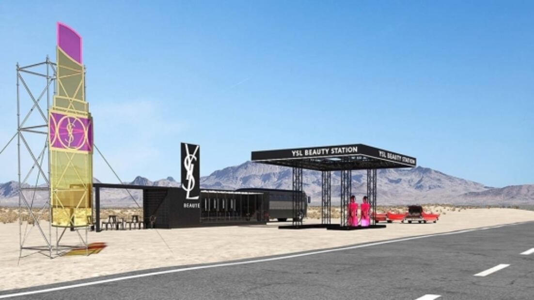 Yves Saint Laurent abre la gasolinería más cool de la moda