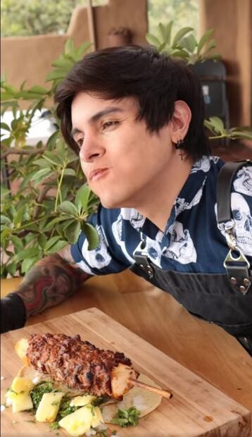 Receta de mini trompo al pastor
