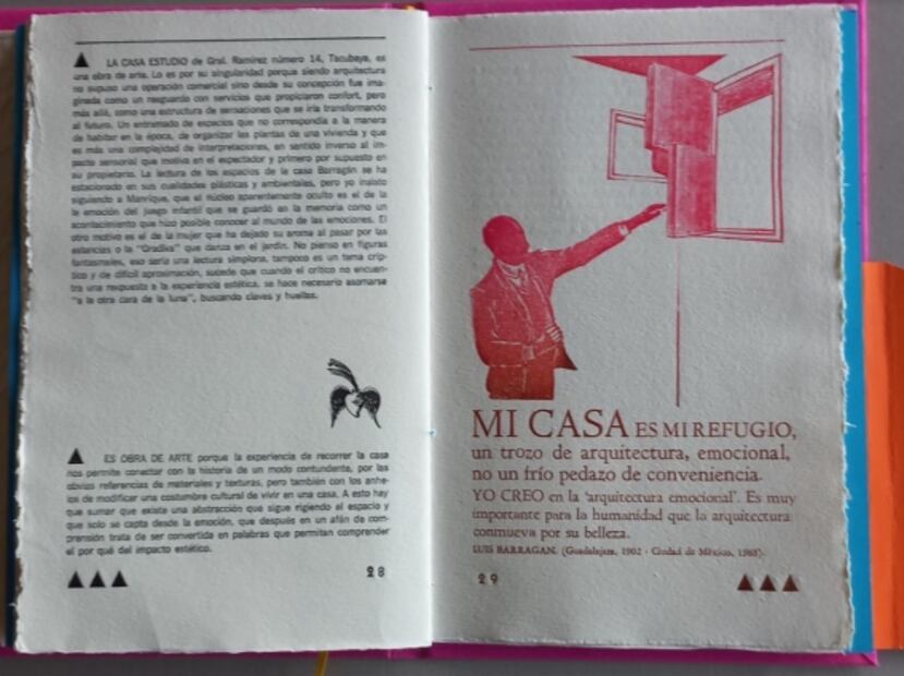 Un libro hecho 100% a mano, para celebrar los 120 años de Luis Barragán