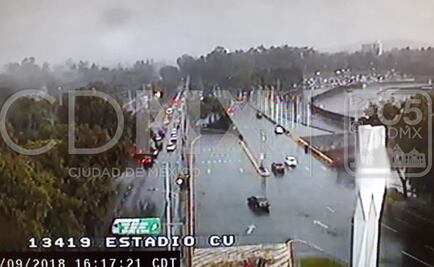 Llueve en 8 delegaciones de CDMX