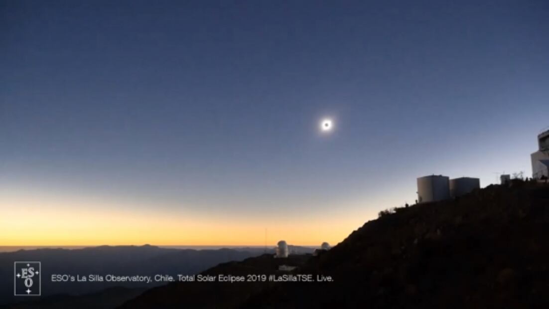 Eclipse total de Sol "cubre de oscuridad" Sudamérica