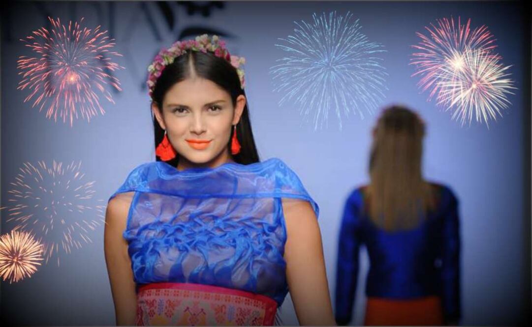 Una de las piezas inspiradas en la moda contemporánea de la diseñadora Lydia Lavín