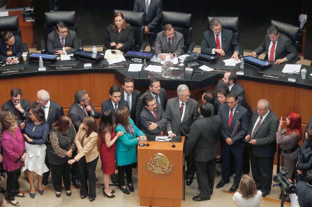 El martes pasado se cerraron las actividades del Senado con un acuerdo entre PRI, PAN, PRD y PVEM para que no se objetara la remoción, señala PT (ARCHIVO EL UNIVERSAL)
