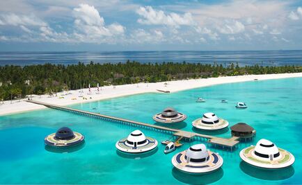 Esta casa en forma de ´platillo volador´ incluye todos los lujos para vivir en el mar