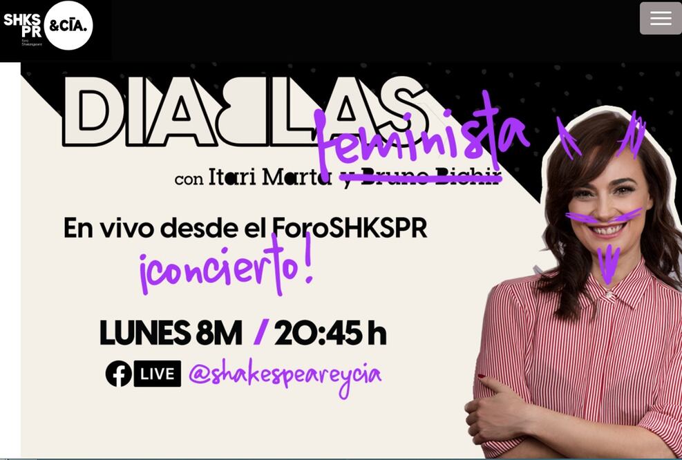 Diablas Feministas. Foto: Captura