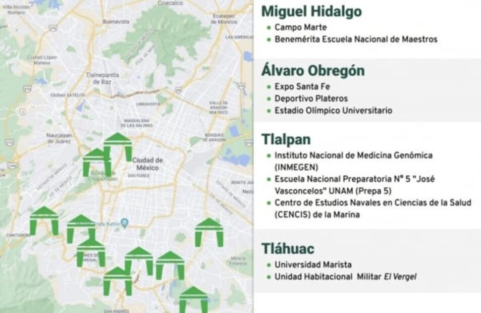 Hoy inicia vacunación en Miguel Hidalgo, AO, Tlalpan y Tláhuac para personas de 40 a 49 años