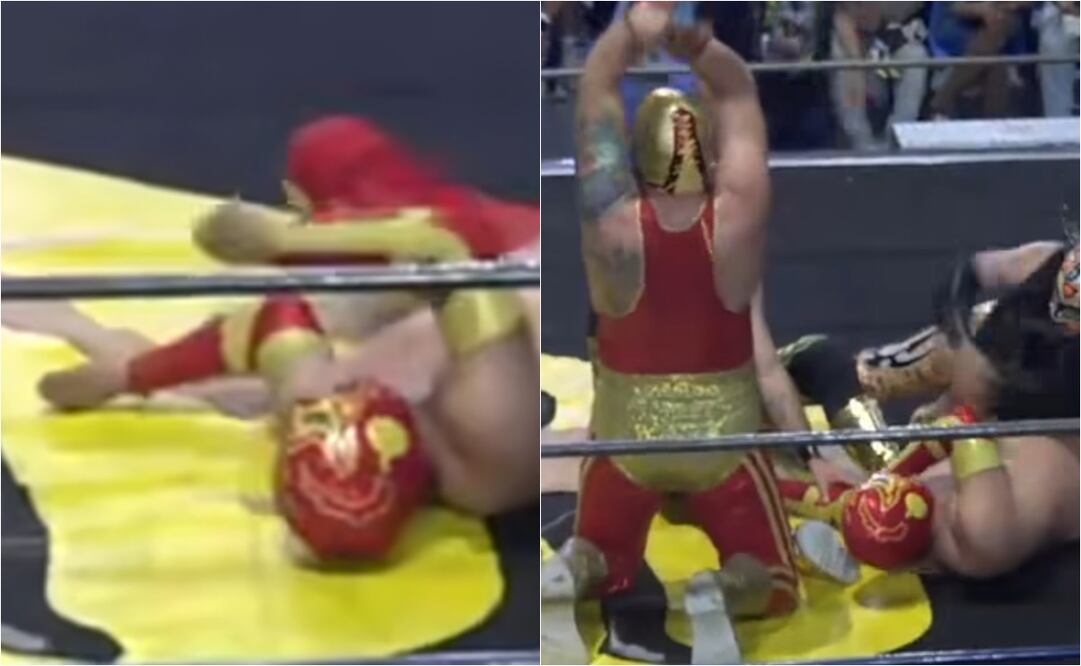 FOTO: ESPECIAL - Luchador mexicano lesionado