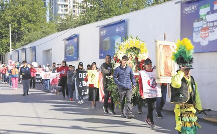 Piden fuerza a la Virgen para continuar su búsqueda