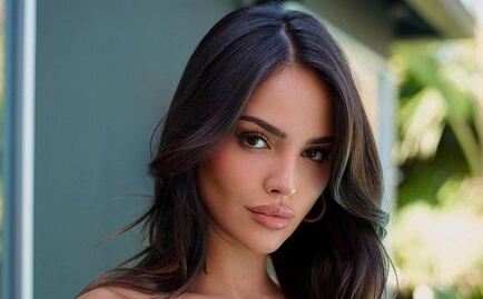 Eiza González luce sensual look verde pistache, un color ideal para el otoño